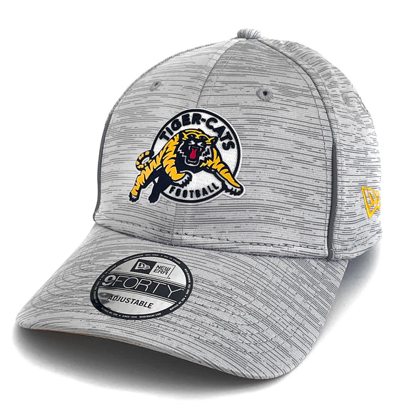 Hamilton Tiger-Cats CFL Football New Era Sideline 9Forty Alt Heather Grey Adjustable Cap Hat