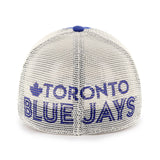 Toronto Blue Jays Men's MLB '47 Stamper Closer Stretch Fit Cap Hat - Multiple Sizes - Bleacher Bum Collectibles, Toronto Blue Jays, NHL , MLB, Toronto Maple Leafs, Hat, Cap, Jersey, Hoodie, T Shirt, NFL, NBA, Toronto Raptors