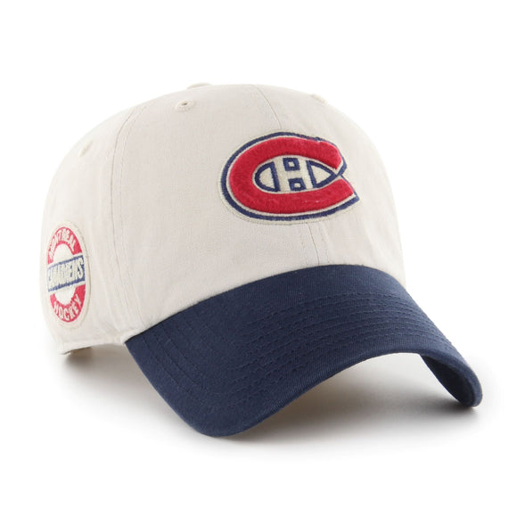 Men's Montreal Canadiens Sidestep Clean up Adjustable Hat Cap One Size Fits Most