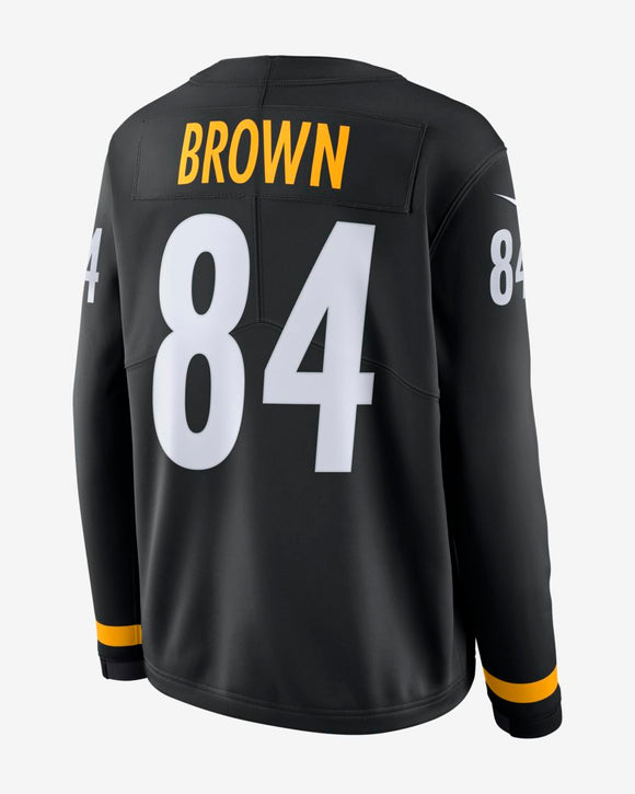 Men's Pittsburgh Steelers Antonio Brown Nike Therma Long Sleeve Jersey – Black - Bleacher Bum Collectibles, Toronto Blue Jays, NHL , MLB, Toronto Maple Leafs, Hat, Cap, Jersey, Hoodie, T Shirt, NFL, NBA, Toronto Raptors