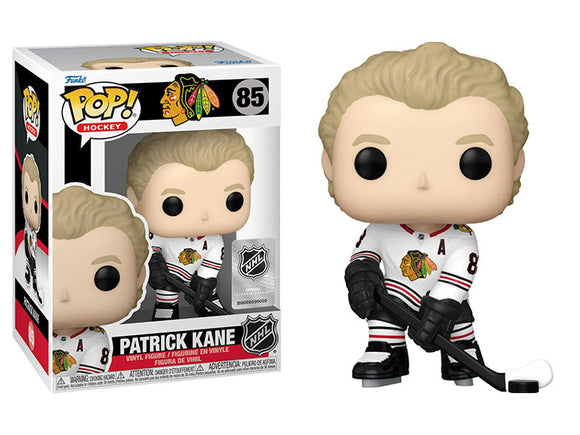 FunKo Pop! Hockey Chicago Blackhawks Patrick Kane #85 NHL Hockey - White