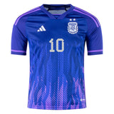 Men's Lionel Messi Argentina National Team Adidas World Cup 2022/23 Away AEROREADY Replica Jersey - Navy