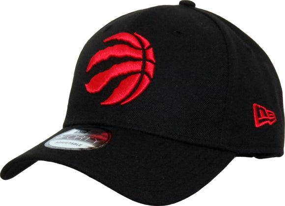 Toronto Raptors New Era 9Forty Adjustable Kids Primary Red Logo Black Hat - Multiple Sizes