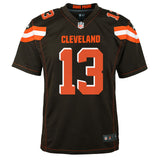 Youth Nike Odell Beckham Jr. Brown Cleveland Browns Game NFL Home Football Jersey
