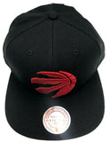 Toronto Raptors Team Ground Black Hat Red Logo NBA Basketball Mitchell & Ness Cap - Bleacher Bum Collectibles, Toronto Blue Jays, NHL , MLB, Toronto Maple Leafs, Hat, Cap, Jersey, Hoodie, T Shirt, NFL, NBA, Toronto Raptors