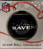 Baltimore Ravens Shatter Proof Single Ball Christmas Ornament NFL Football
