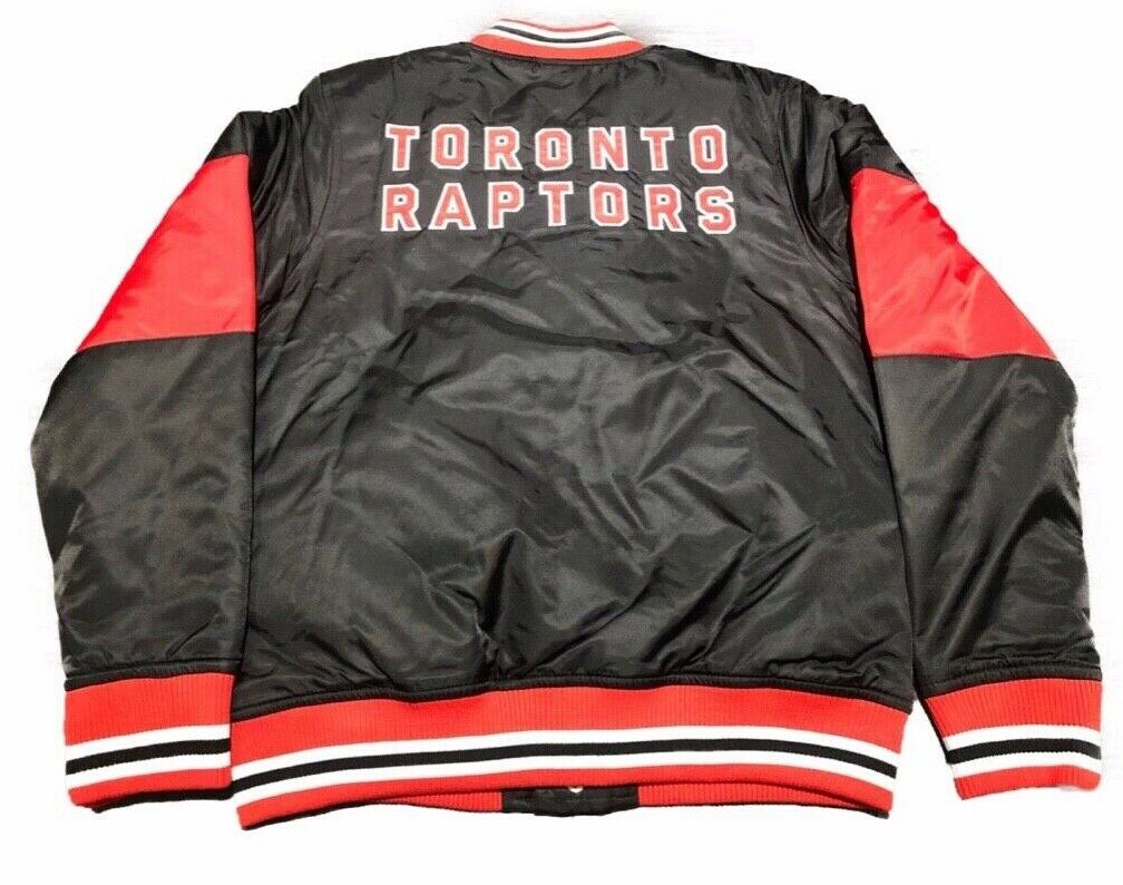 Toronto Raptors NBA Basketball Youth Throw Back Varsity Full Button Up ...