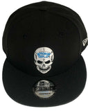 Stone Cold Steve Austin Skull 3:16 WWE Wrestling New Era 9Fifty Adjustable Snapback Black Hat Cap
