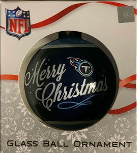 Tennessee Titans Shatter Proof Single Ball Christmas Ornament NFL Football