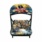 WWE WrestleMania 36 Commemorative VIP Ringside Wrestlers Image Folding Chair - Bleacher Bum Collectibles, Toronto Blue Jays, NHL , MLB, Toronto Maple Leafs, Hat, Cap, Jersey, Hoodie, T Shirt, NFL, NBA, Toronto Raptors