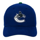 Kids Vancouver Canucks Basic Logo NHL Hockey Structured Adjustable Hat Cap