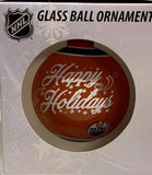 Edmonton Oilers Alt Shatter Proof Single Ball Christmas Ornament NHL Hockey