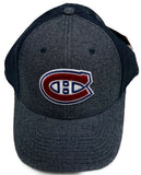 Men's Montreal Canadiens American Needle NHL Heathered Ploy Stretch Tonal Hat Cap - Multiple Sizes