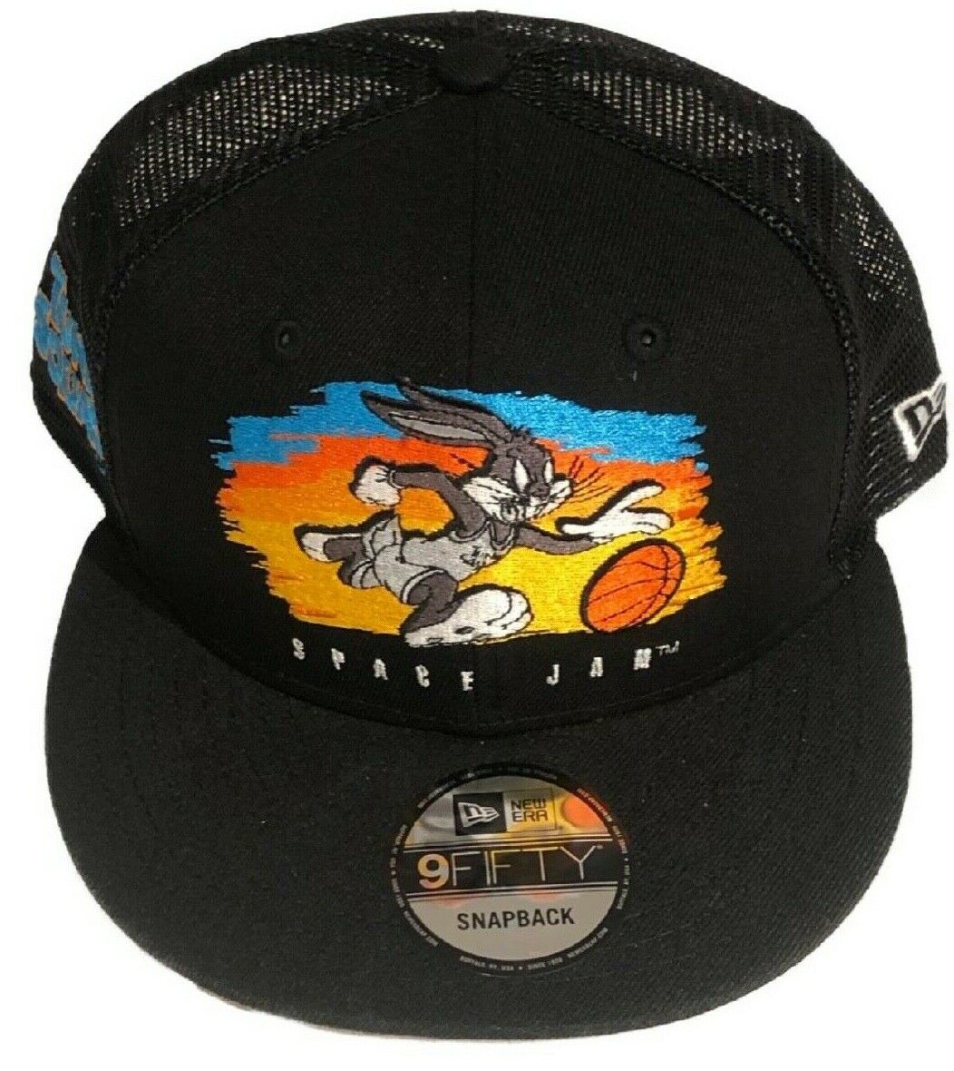 Men's Space Jam: A New Legacy Bugs Bunny Black New Era 9Fifty Mesh