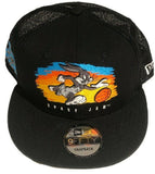 Men's Space Jam: A New Legacy Bugs Bunny Black New Era 9Fifty Mesh Trucker Snapback Cap Hat