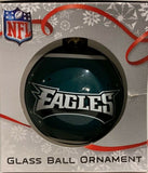 Philadelphia Eagles Shatter Proof Single Ball Christmas Ornament NFL Football