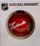 Chicago Blackhawks Alt Shatter Proof Single Ball Christmas Ornament NHL Hockey