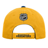 Youth Nashville Predators Basic Logo NHL Hockey Structured Adjustable Hat Cap