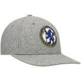 Chelsea New Era Heritage Logo Low Profile 9Fifty Snapback Adjustable Hat - Gray