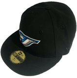 Toronto Blue Jays New Era 59fifty 30th Anniversary Side Patch Fitted Custom Black Hat Cap