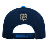 Kids Winnipeg Jets Basic Logo NHL Hockey Structured Adjustable Hat Cap