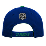Kids Vancouver Canucks Basic Logo NHL Hockey Structured Adjustable Hat Cap