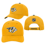 Youth Nashville Predators Basic Logo NHL Hockey Structured Adjustable Hat Cap