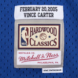 Men's Mitchell & Ness Vince Carter Blue All Star Jersey 2004-05 Hardwood Classics Swingman Player Jersey