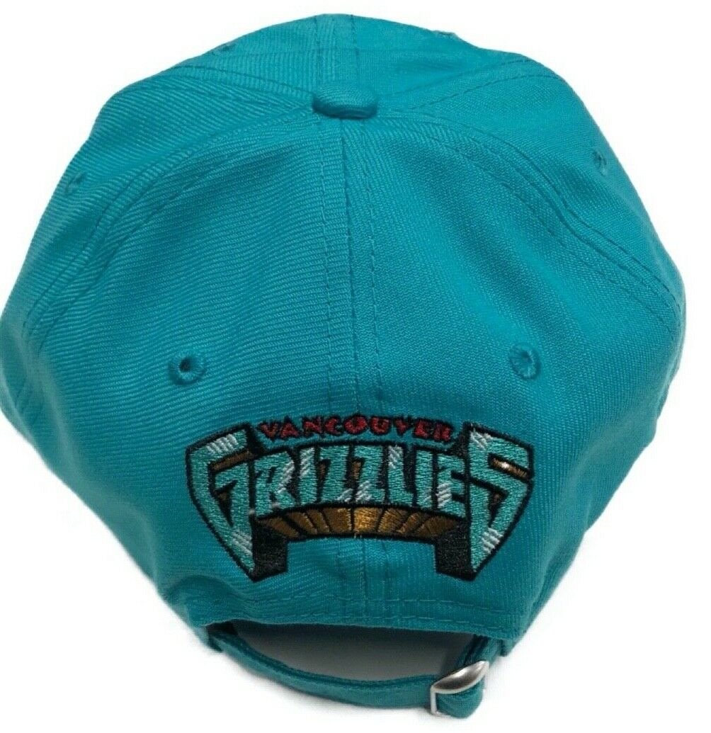 Men's New Era Teal Vancouver Grizzles Hardwood Classic - 9TWENTY