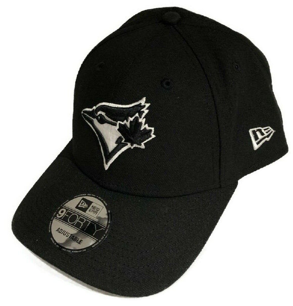 Toronto Blue Jays New Era Men's League 9Forty MLB Baseball Adjustable Hat - Black