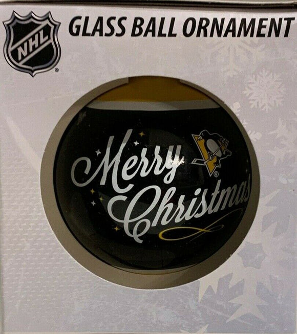 Pittsburgh Penguins Shatter Proof Single Ball Christmas Ornament NHL Hockey