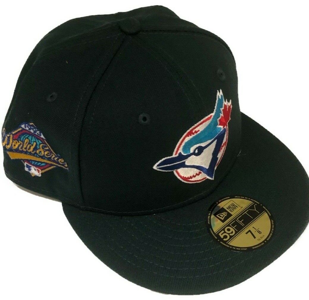Toronto Blue Jays 1993 World Series 59Fifty New Era Fitted Hats (Blue Green  Under Brim)