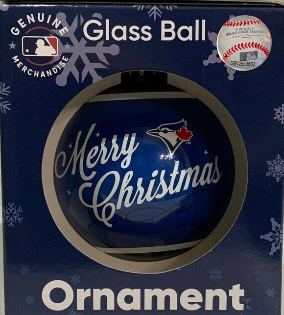 Toronto Blue Jays Shatter Proof Single Ball Christmas Ornament MLB Baseball