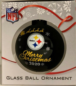 Pittsburgh Steelers Shatter Proof Single Ball Christmas Ornament NFL Football
