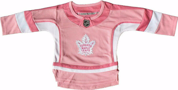 Toronto Maple Leafs Girls' Pink Hockey Fashion Premier Infant Kids Youth Jersey - Bleacher Bum Collectibles, Toronto Blue Jays, NHL , MLB, Toronto Maple Leafs, Hat, Cap, Jersey, Hoodie, T Shirt, NFL, NBA, Toronto Raptors