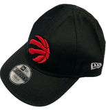 Toronto Raptors New Era My 1st 9Twenty Stretchable Infant & Toddler Primary Red Logo Black Hat - Multiple Sizes