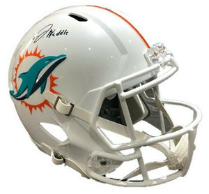 Jaylen Waddle Miami Dolphins Autographed NFL Football Riddell Speed Replica Helmet