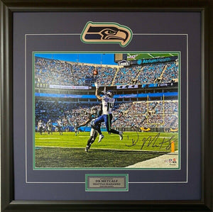 DK Metcalf Seattle Seahawks Autographed 26" x 26" Framed End Zone Photograph