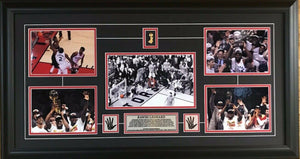 Toronto Raptors 2019 NBA Champions Various Pictures of Kawhi Leonard Collage Framed with Pins and Plate - Bleacher Bum Collectibles, Toronto Blue Jays, NHL , MLB, Toronto Maple Leafs, Hat, Cap, Jersey, Hoodie, T Shirt, NFL, NBA, Toronto Raptors