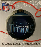 Tennessee Titans Shatter Proof Single Ball Christmas Ornament NFL Football