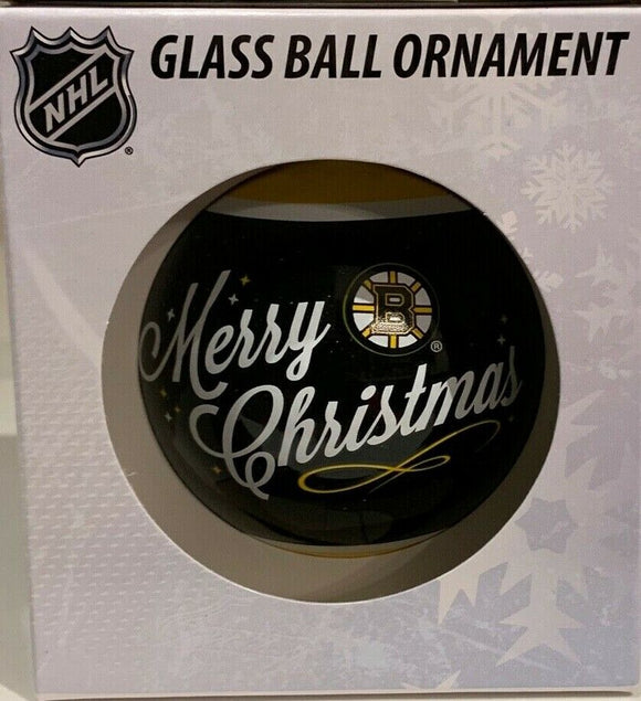 Boston Bruins Shatter Proof Single Ball Christmas Ornament NHL Hockey