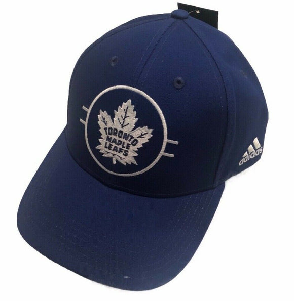 Men's Toronto Maple Leafs Structured Adjustable Fit adidas Blue Cap Hat One Size - Bleacher Bum Collectibles, Toronto Blue Jays, NHL , MLB, Toronto Maple Leafs, Hat, Cap, Jersey, Hoodie, T Shirt, NFL, NBA, Toronto Raptors