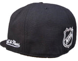 Men’s NHL Anaheim Ducks Mitchell & Ness Vintage 25th Anniversary Fitted Hat – Black