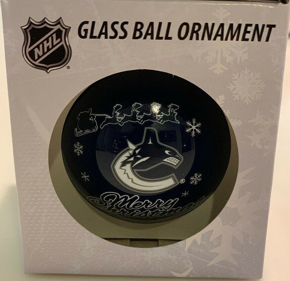 Vancouver Canucks Shatter Proof Single Ball Christmas Ornament NHL Hockey
