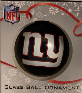 New York Giants Shatter Proof Single Ball Christmas Ornament NFL Football