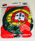 National Team Portugal Euro European Cup of Soccer Football Polyester Car Mirror Cover - Country Colours