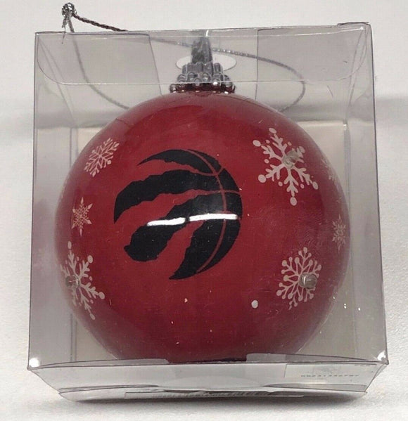 Toronto Raptors Primary Logo Light Up Single Ball Christmas Ornament Red Snowy - Bleacher Bum Collectibles, Toronto Blue Jays, NHL , MLB, Toronto Maple Leafs, Hat, Cap, Jersey, Hoodie, T Shirt, NFL, NBA, Toronto Raptors