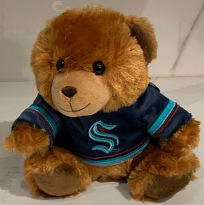 Seattle Kraken NHL Hockey 7.5" Jersey Teddy Bear Plush by Forever Collectibles