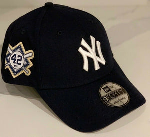 New York Yankees New Era Jackie Robinson Day Sidepatch 9Forty Adjustable Hat - Navy