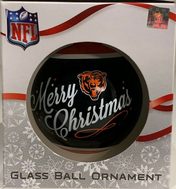 Chicago Bears Shatter Proof Single Ball Christmas Ornament NFL Football